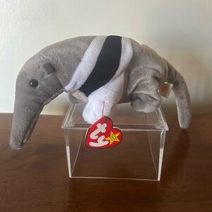 Ty Beanie Baby Ants Retired 1998 Stuffed Animal Toy MWMT Anteater Beanie Babies